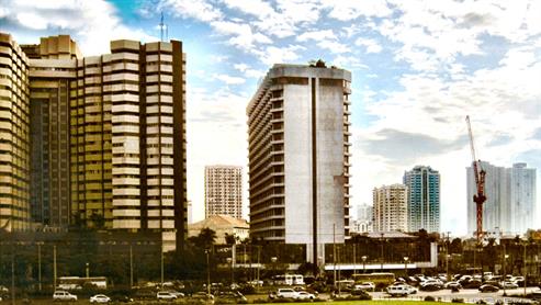 A View of Downtown Manila, The Philippines
