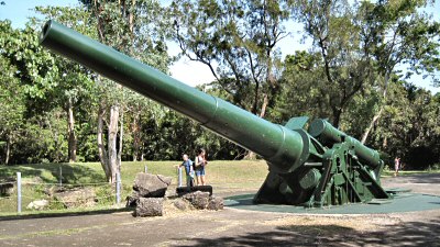 Early 20th Century Big Gun to Protect Manilla Bay