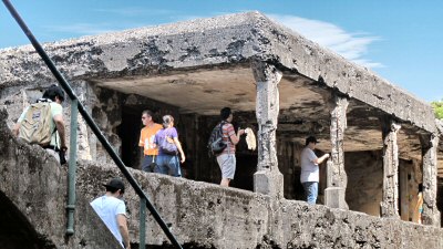 Exploring the Ruins on Corregidor