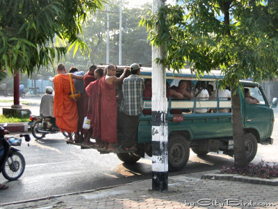 Ride Sharing in Mandalay Burma (Myanmar)
