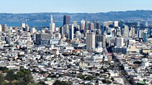 A View of Downtown San Francisco from Twin Peaks