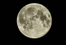 Full Moon Over San Francisco May 25, 2013.  Taken with a Canon SX40 HS Camera -- Hand Held