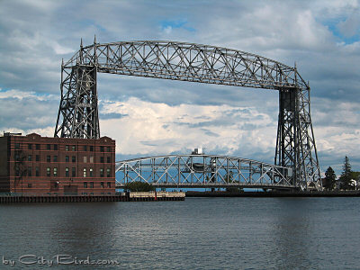 The Aerial Lift Bridge in Duluth Accommodates Many Tons of Shipping Annually