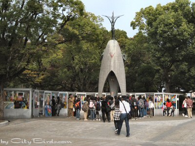 The Children's Peace Monument in Hiroshima, Japan