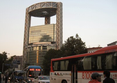 Downtown Seoul Has Beautiful Buildings such as Jongno Tower