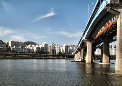 Highrise Housing Along the Han River, Seoul