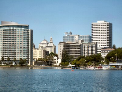 A Partial View of Downtown Oakland, CA