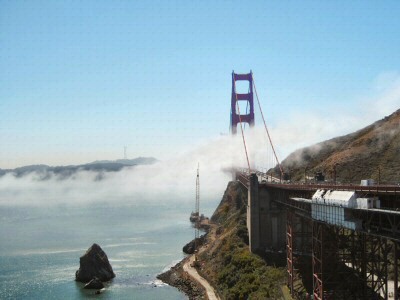 Fog Over the Golden Gate Bridge
