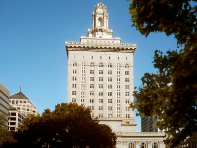 A View of City Hall, Oakland, California