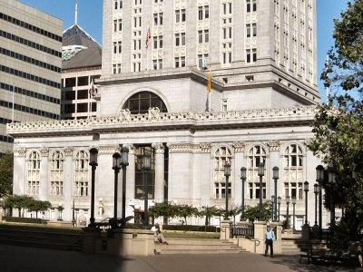A View of City Hall, Oakland, California