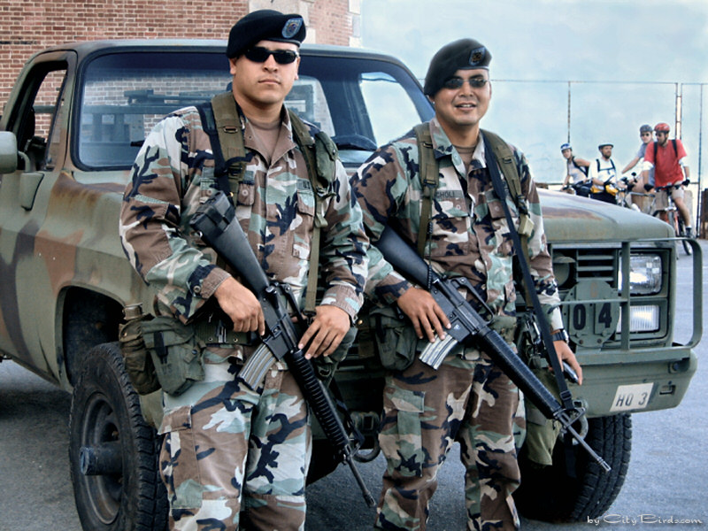 U.S. Army Troops on duty