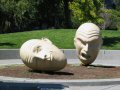 Face Sculptures at the Embarcadero, San Francisco