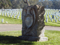 Unknown Soldiers Monument, San Francisco National Cemetery.  A City Birds digital photo.