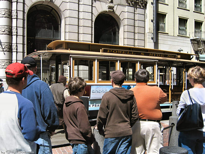Powell Street Cable Car Turn-around, San Francisco