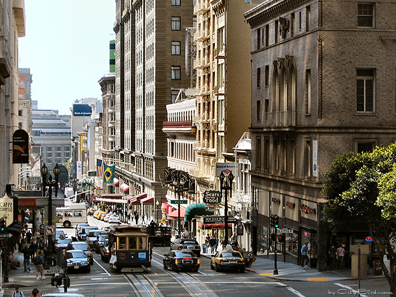 A walk down Powell Street, San Francisco