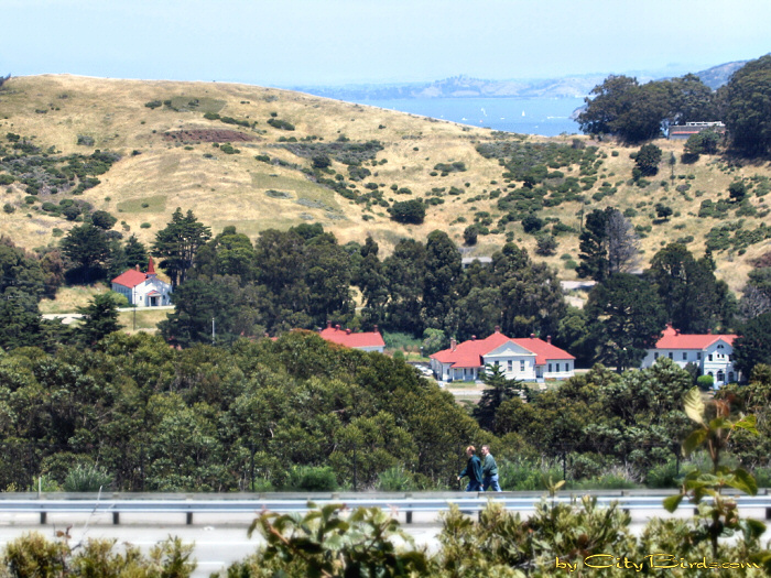 Inland Portion of Fort Baker at the Marin Headlands.  A City Birds digital photo.