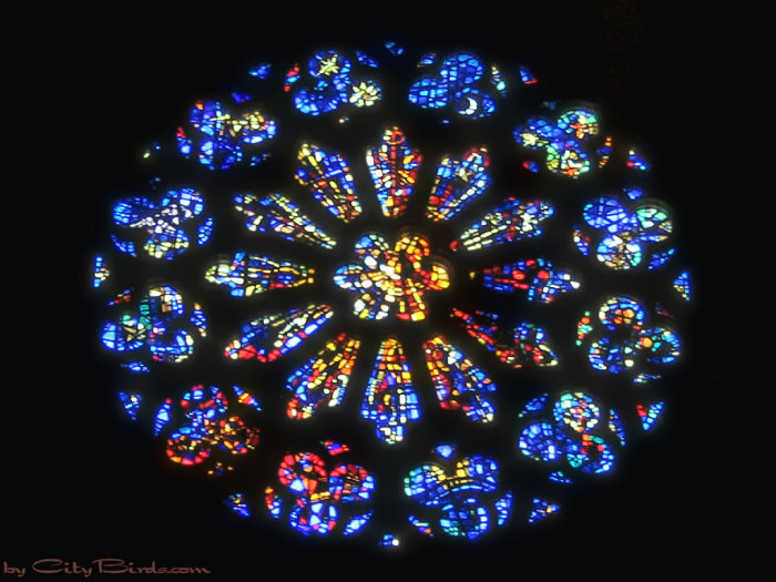 Rose Window, Grace Cathedral, San Francisco.