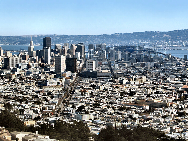 San Francisco Panorama from Twin Peaks