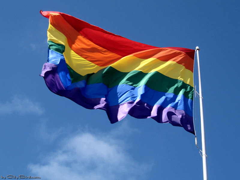 Rainbow Flag at Castro & Market, San Francisco