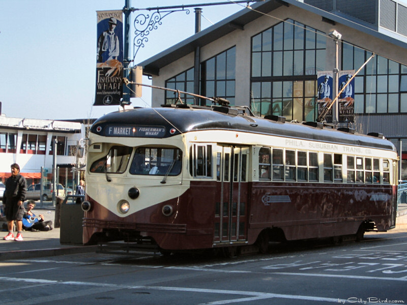 Antique Trolley Car in San Francisco