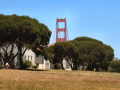 Fort Scott & Golden Gate Bridge.