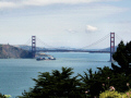 Golden Gate Bridge from Point Lobos.