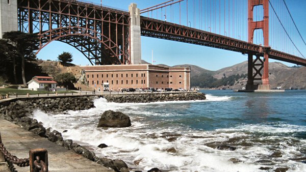 Fort Point Beneath the Golden Gate Bridge