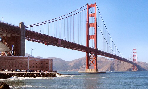 Golden Gate Bridge and Ft. Point
