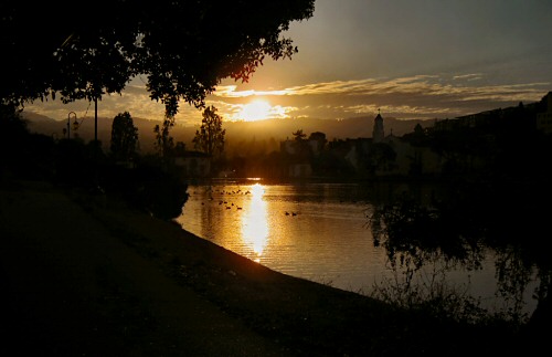 A  Lake Merritt, Oakland, Sunrise