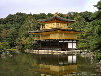 Kyoto Golden Pavilion -- a Zen Buddhist Temple