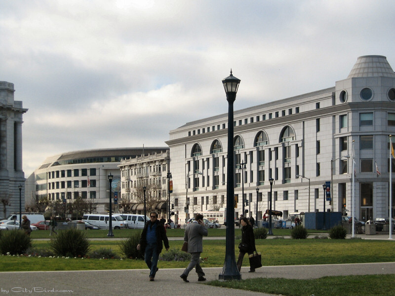 The Northwest area of San Francisco's Civic Center