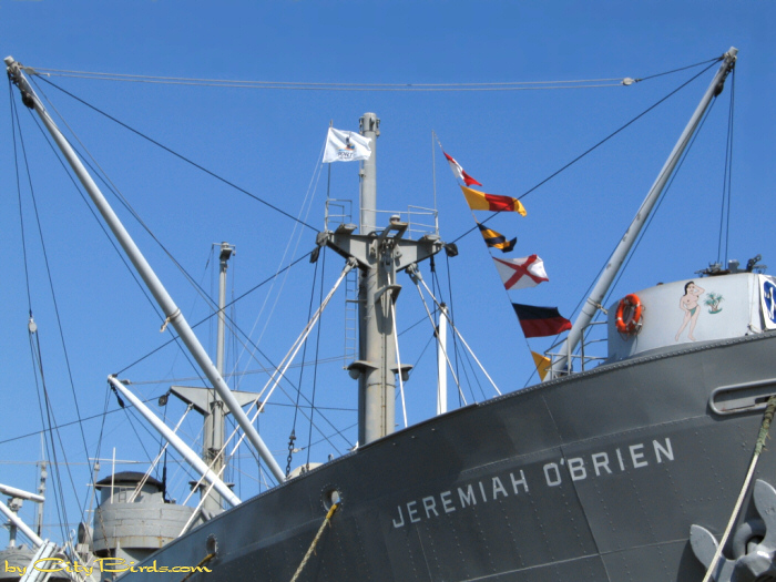 Liberty Ship Jeremiah O'Brien.   A City Birds digital photo.