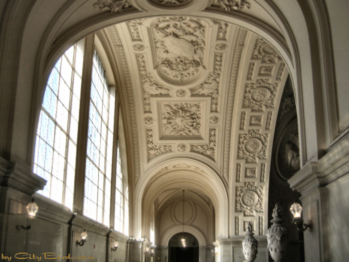 Interior of San Francisco City Hall.