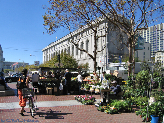 Farmers Market, UN Plaza, San Francisco.