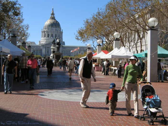 Farmers Market, UN Plaza, San Francisco.
