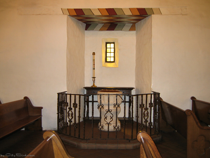 Baptistry, Mission Dolores, San Francisco